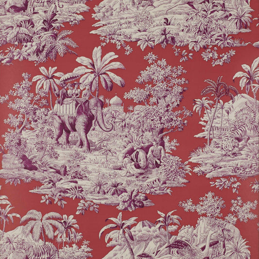 Bengale Wallpaper - Grenat - Manuel Canovas - 03012/02 - Premier Wallcovering