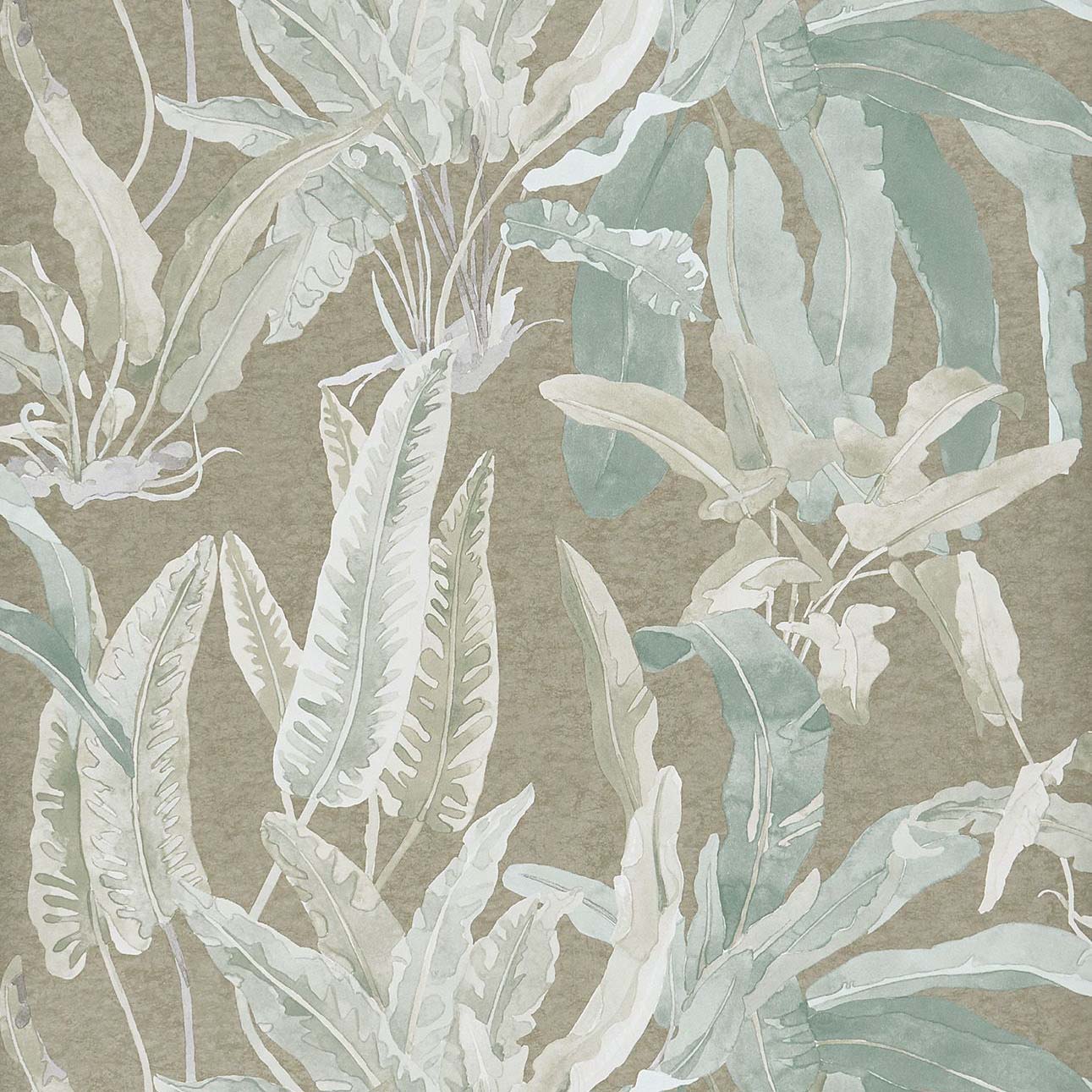 Benmore Wallpaper - Eau de Nil/ Gilver - Nina Campbell - NCW4393-04 - Premier Wallcovering