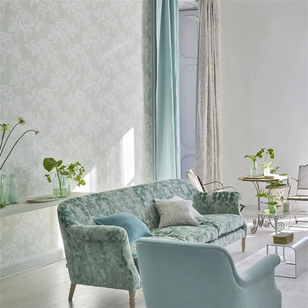 Berettino Wallpaper - Celadon - PDG1020/07 - Designers Guild - Premier Wallcovering