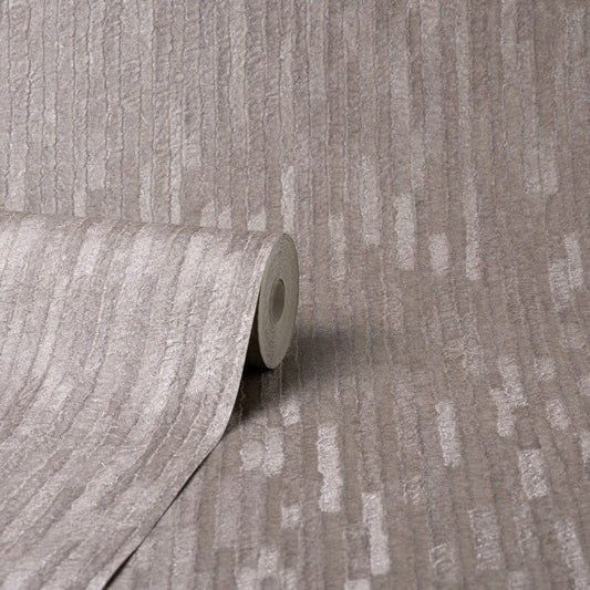 Bergamo Texture Glitter Wallpaper - Rose Gold - Crown - M1397 - Premier Wallcovering