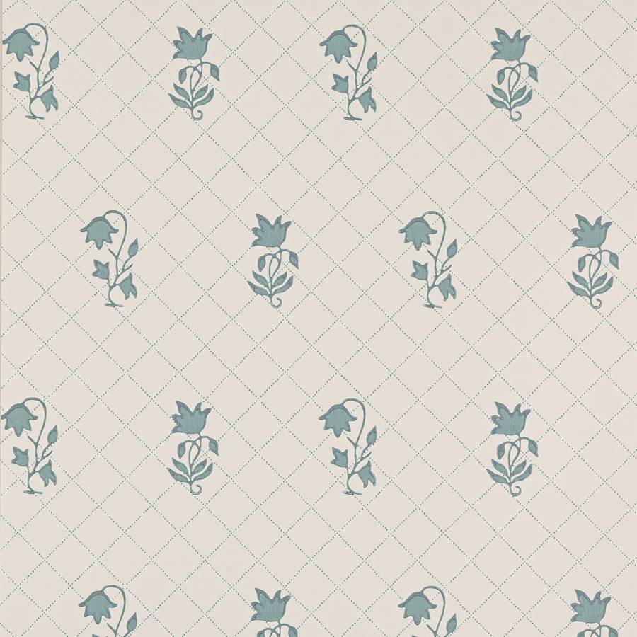Berkeley Sprig Wallpaper - Teal - Colefax & Fowler - W7010 - 04 - Premier Wallcovering