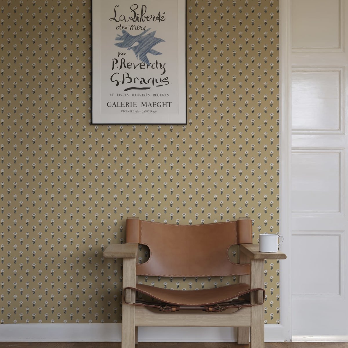 Betty Wallpaper - Honey - Sandberg - S10375 - Premier Wallcovering