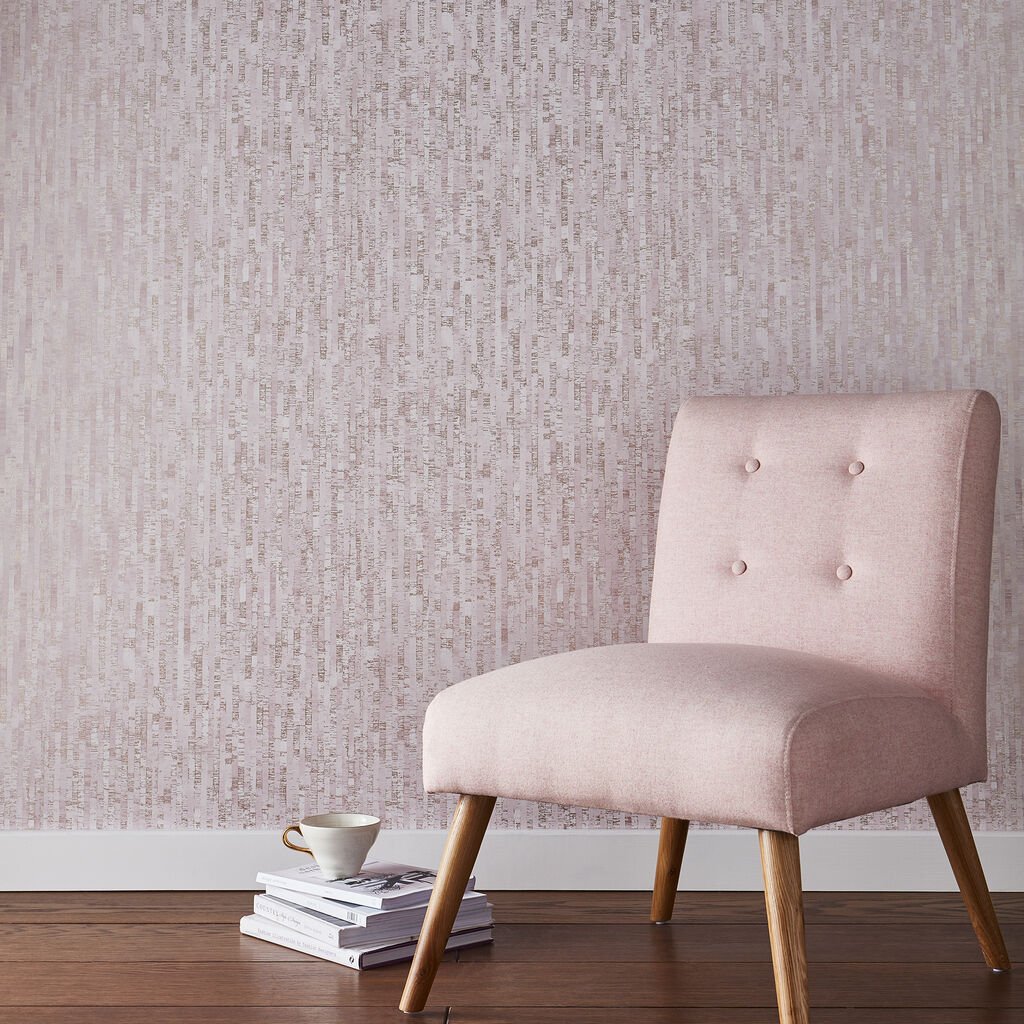 Betula Wallpaper - Blush Rose Gold - Graham & Brown - 105107 - Premier Wallcovering