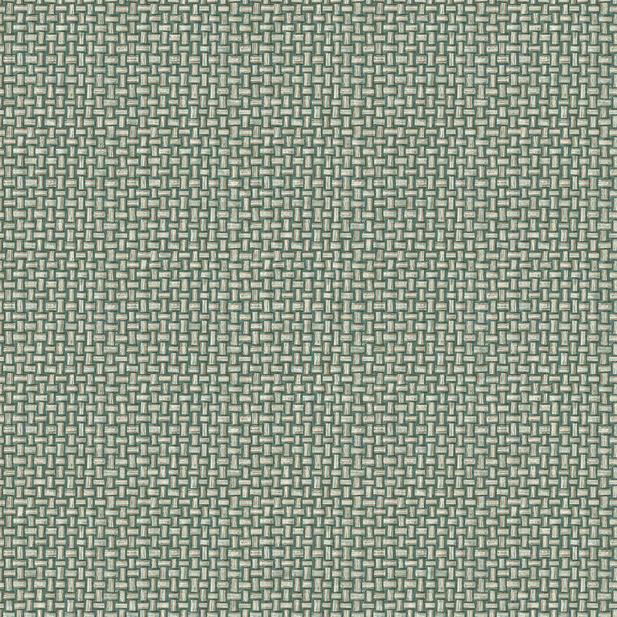 Biderbost Weave Wallpaper - Teal - Holden Décor - 91603 - Premier Wallcovering