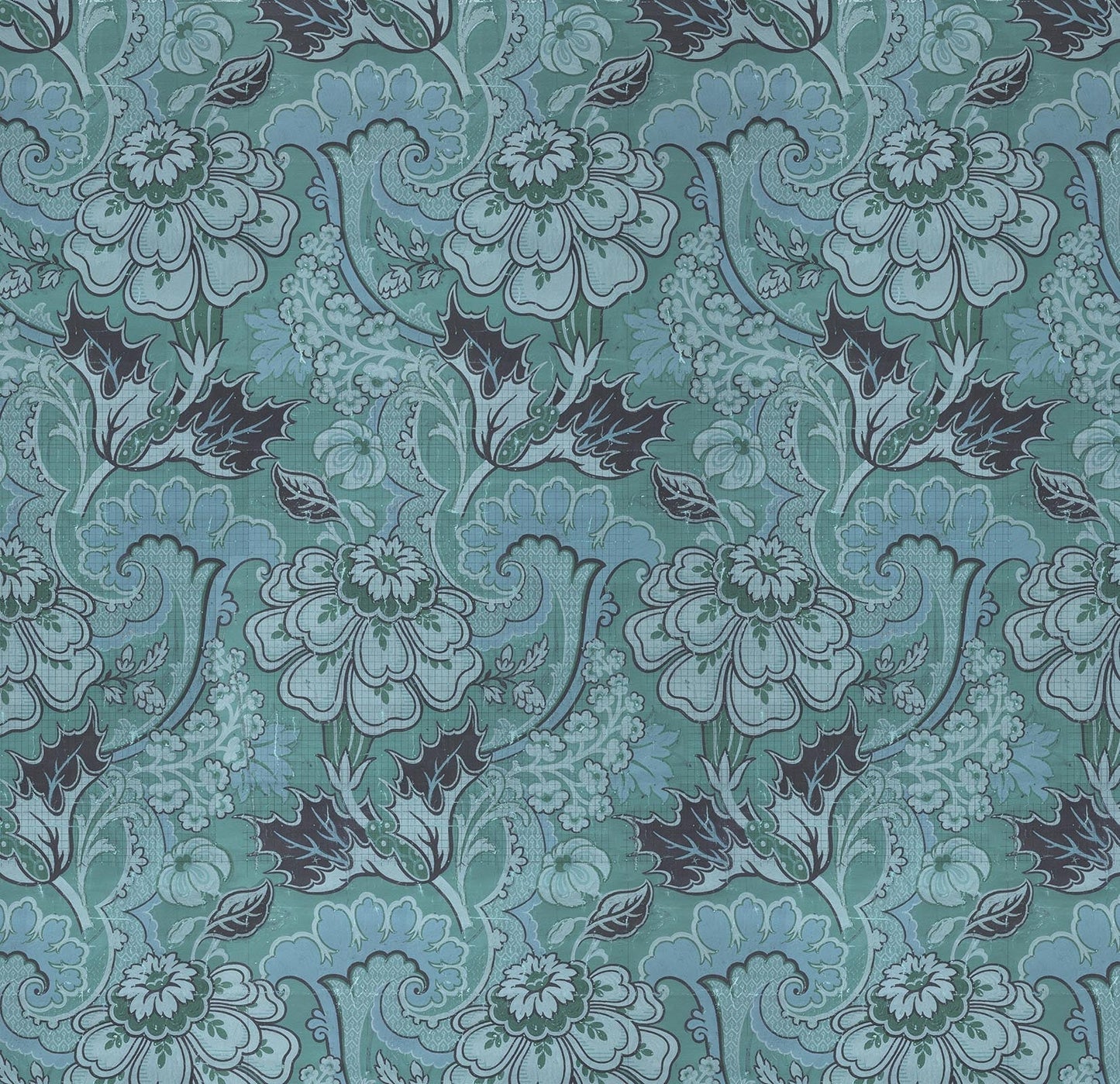 Big Pattern Paola Wall Mural - Green - NLXL - MRV - 03 - Premier Wallcovering