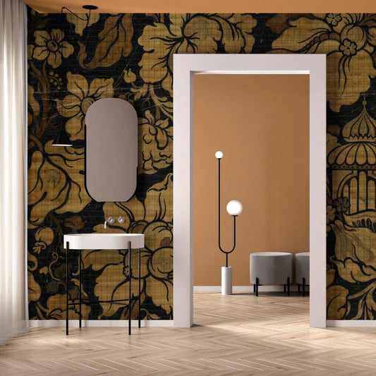 Big Pattern Paradis Wall Mural - Noir - NLXL - MRV - 41 - Premier Wallcovering