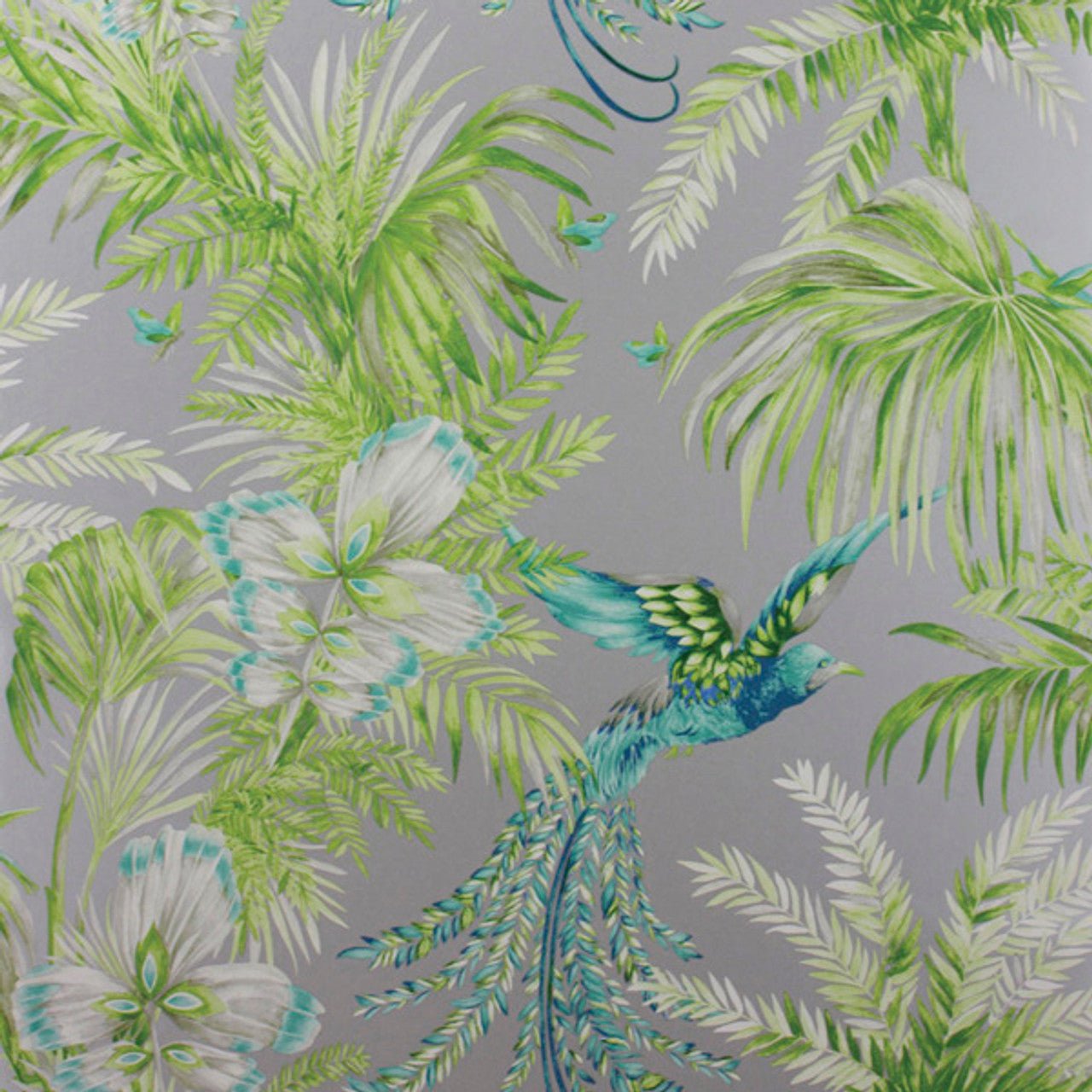 Bird Of Paradise Wallpaper - Jade/Kiwi - Matthew Williamson - W6655-04 - Premier Wallcovering