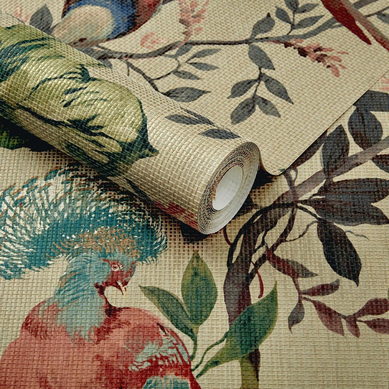 Bird Sonnet Wall Mural - Lacquer - 1838 wallcoverings - 2109 - 157 - 01 - Premier Wallcovering