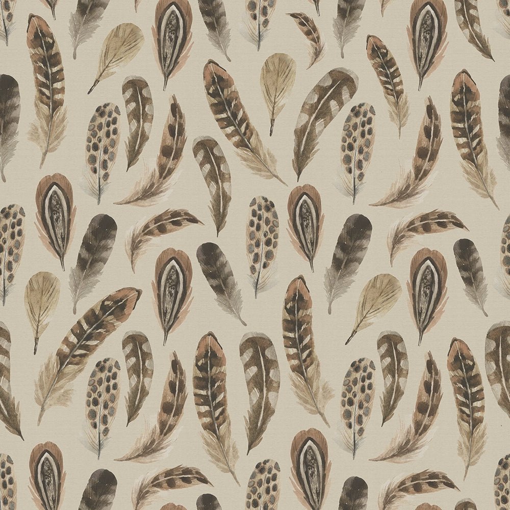 Birds of a Feather Wallpaper - Rural Tones on Vintage Cream - LAN100216 - Lucie Annabel - Premier Wallcovering