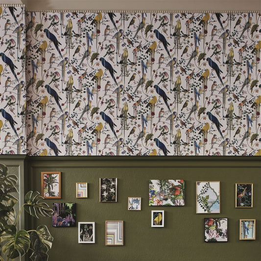 Birds Sinfonia Wallpaper - Crepuscule - Christian Lacroix - PCL7017/01 - Premier Wallcovering