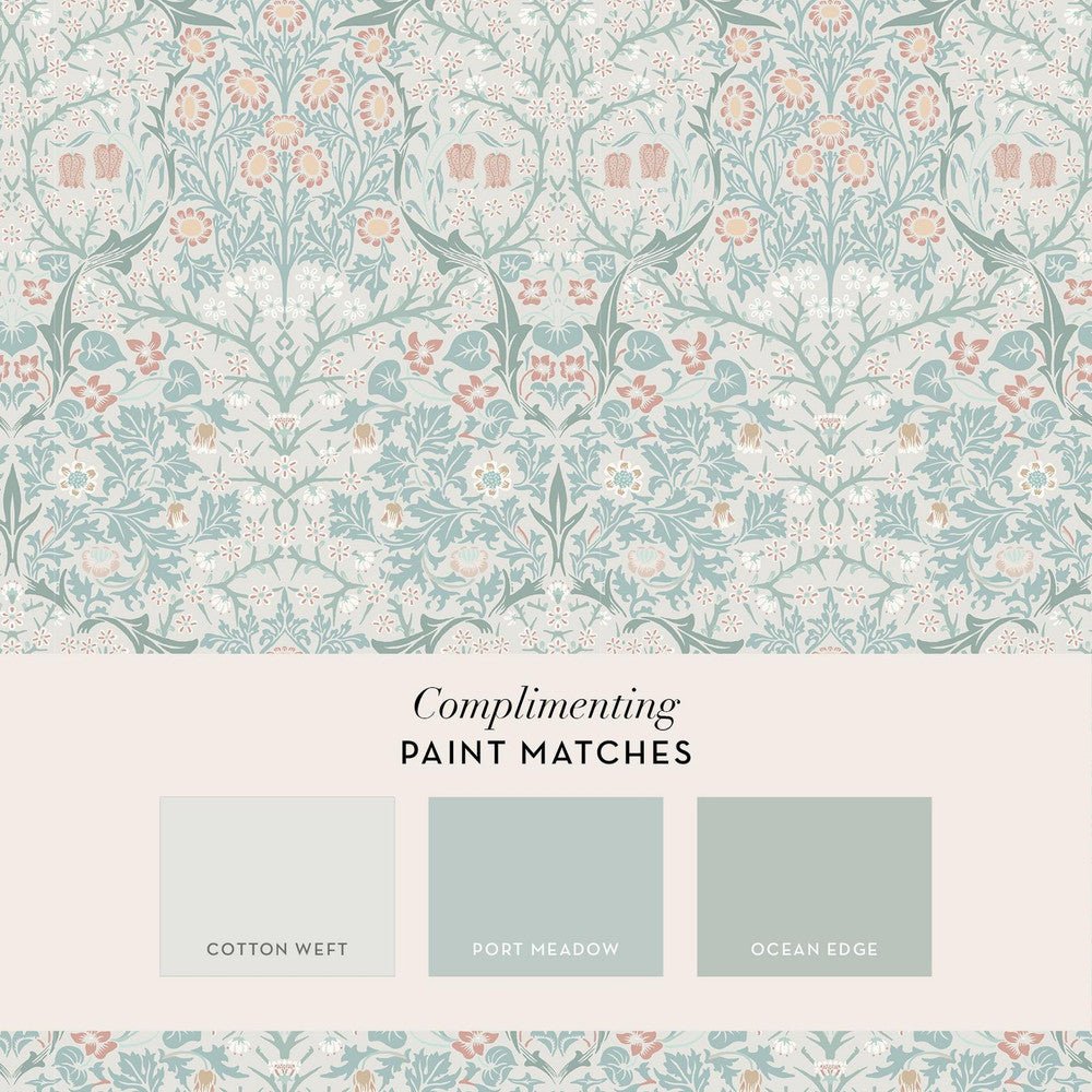 Blackthorn Wallpaper - Meadow - 140504 - William Morris - Premier Wallcovering