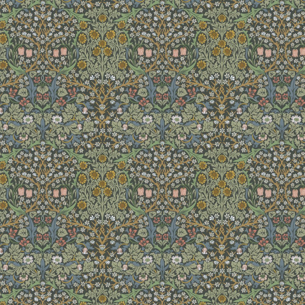 Blackthorn Wallpaper - Forest - 217379 - Morris Wallpaper WD - Premier Wallcovering