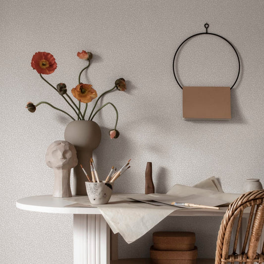 Bladverk Wallpaper - Gray - Sandberg - S10307 - Premier Wallcovering