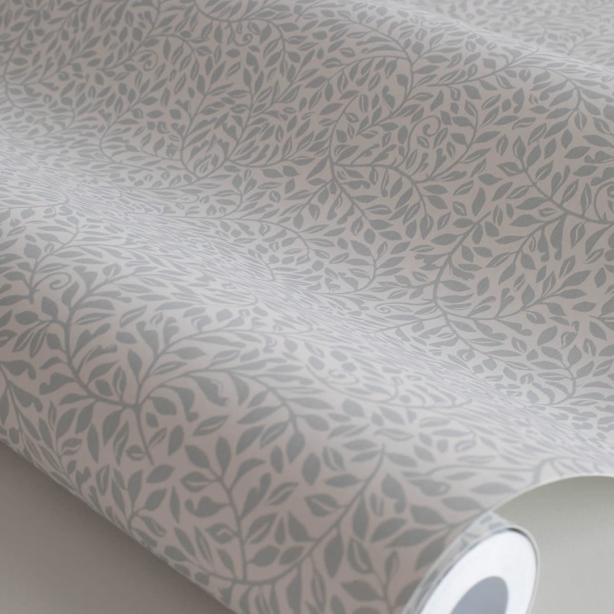 Bladverk Wallpaper - Misty Blue - Sandberg - S10311 - Premier Wallcovering
