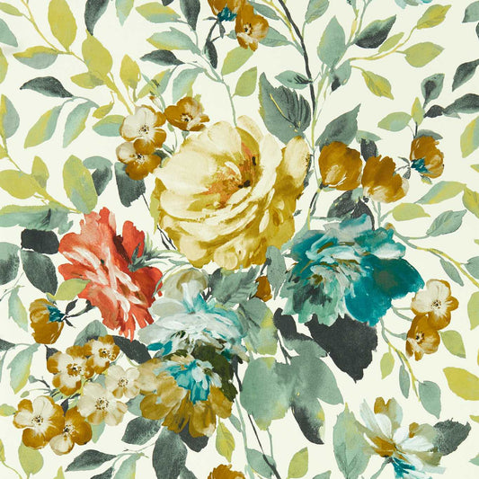 Bloom Wallpaper - Amethyst - Clarke & Clarke - W0139/01 - Premier Wallcovering