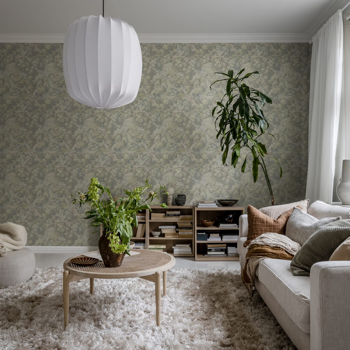 Blooming Park Wallpaper - Pastel - Rebel Walls - R19255 - Premier Wallcovering