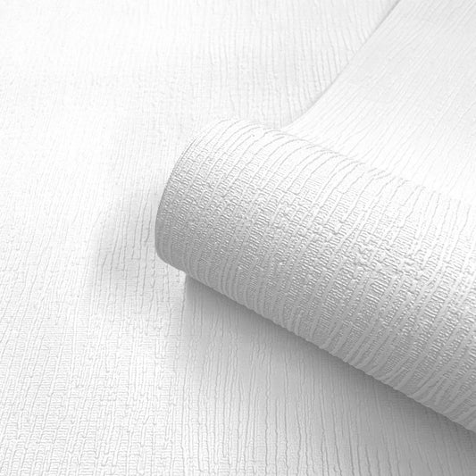 Blown Vinyl Bark Paintable Textured Wallpaper - White - Belgravia - 5834 - Premier Wallcovering