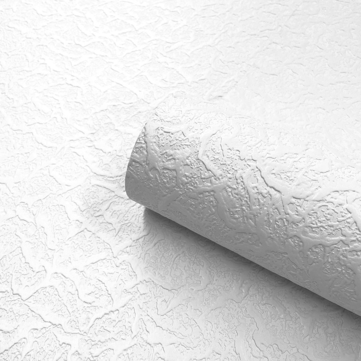 Blown Vinyl Cracked Ice Paintable Textured Wallpaper - White - Belgravia - 5830 - Premier Wallcovering