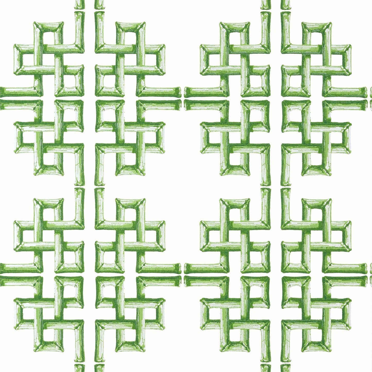 Boca Bamboo Wallpaper - Green - Thibaut - T13900 - Premier Wallcovering