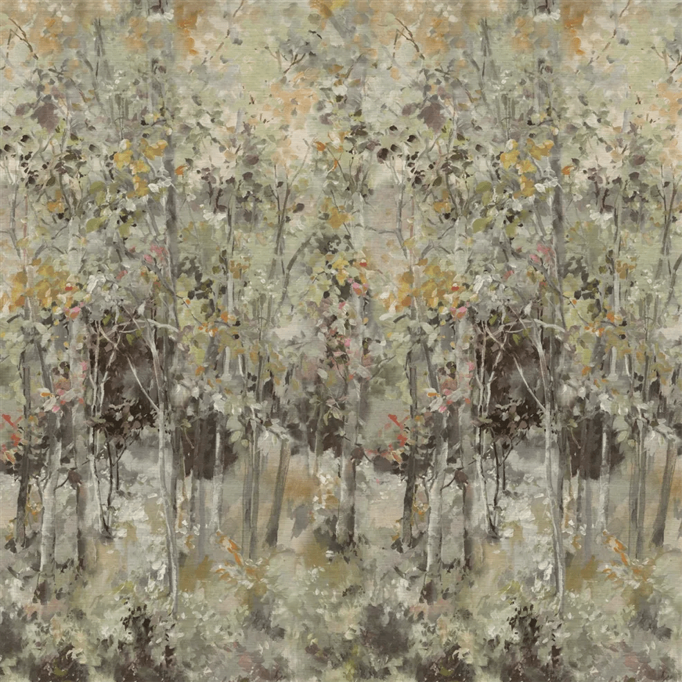Bois De Bouleau Grasscloth Scene 1 Wallpaper - Sepia - PDG1185/01 - Designers Guild - Premier Wallcovering