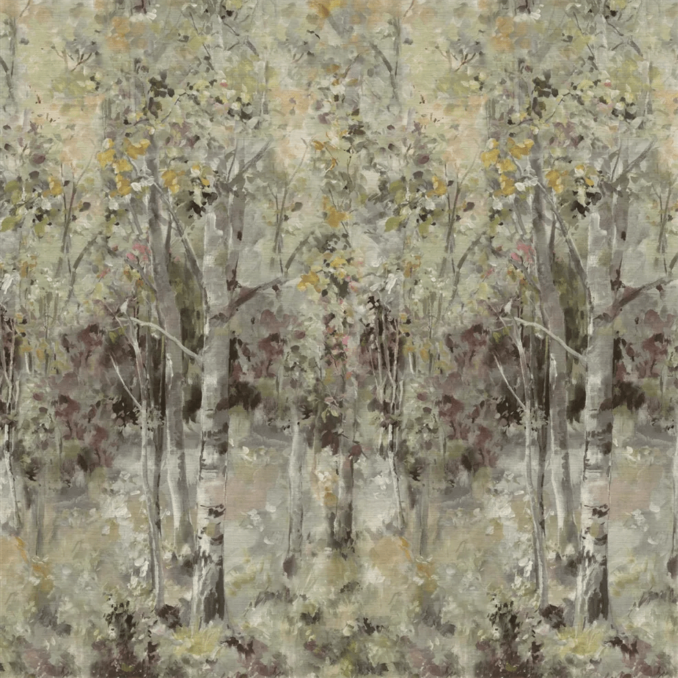 Bois De Bouleau Grasscloth Scene 2 Wallpaper - Sepia - PDG1186/01 - Designers Guild - Premier Wallcovering