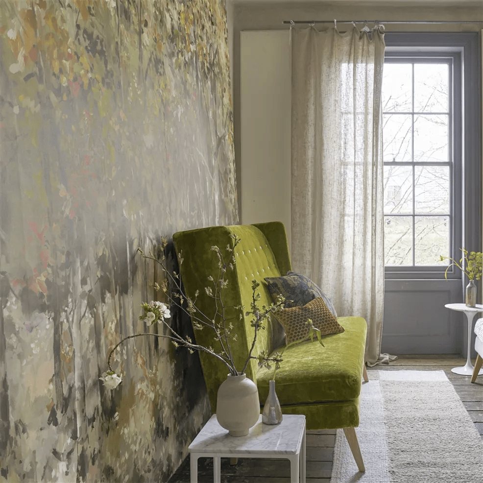Bois De Bouleau Scene 1 Wallpaper - Sepia - PDG1175/01 - Designers Guild - Premier Wallcovering