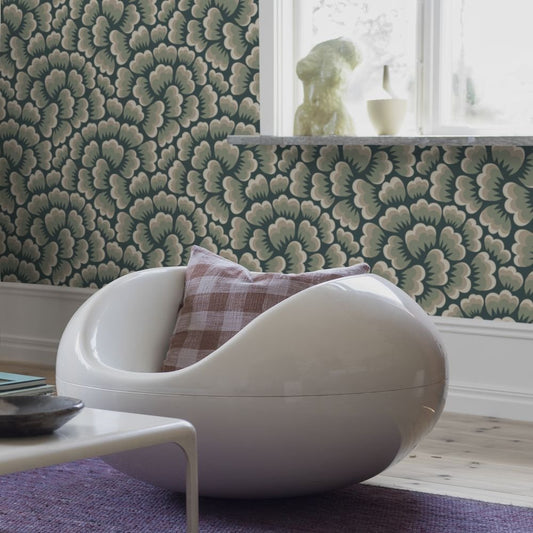 Bom Bom Wallpaper - Aqua - Boråstapeter - 2100 - Premier Wallcovering