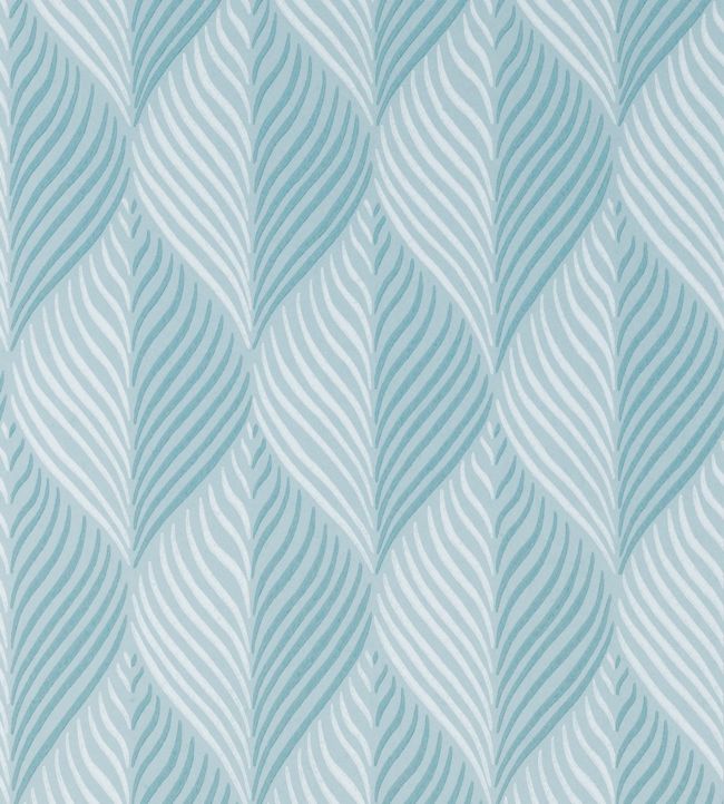 Bonnelles Wallpaper - Aqua - Nina Campbell - NCW4352 - 03 - Premier Wallcovering