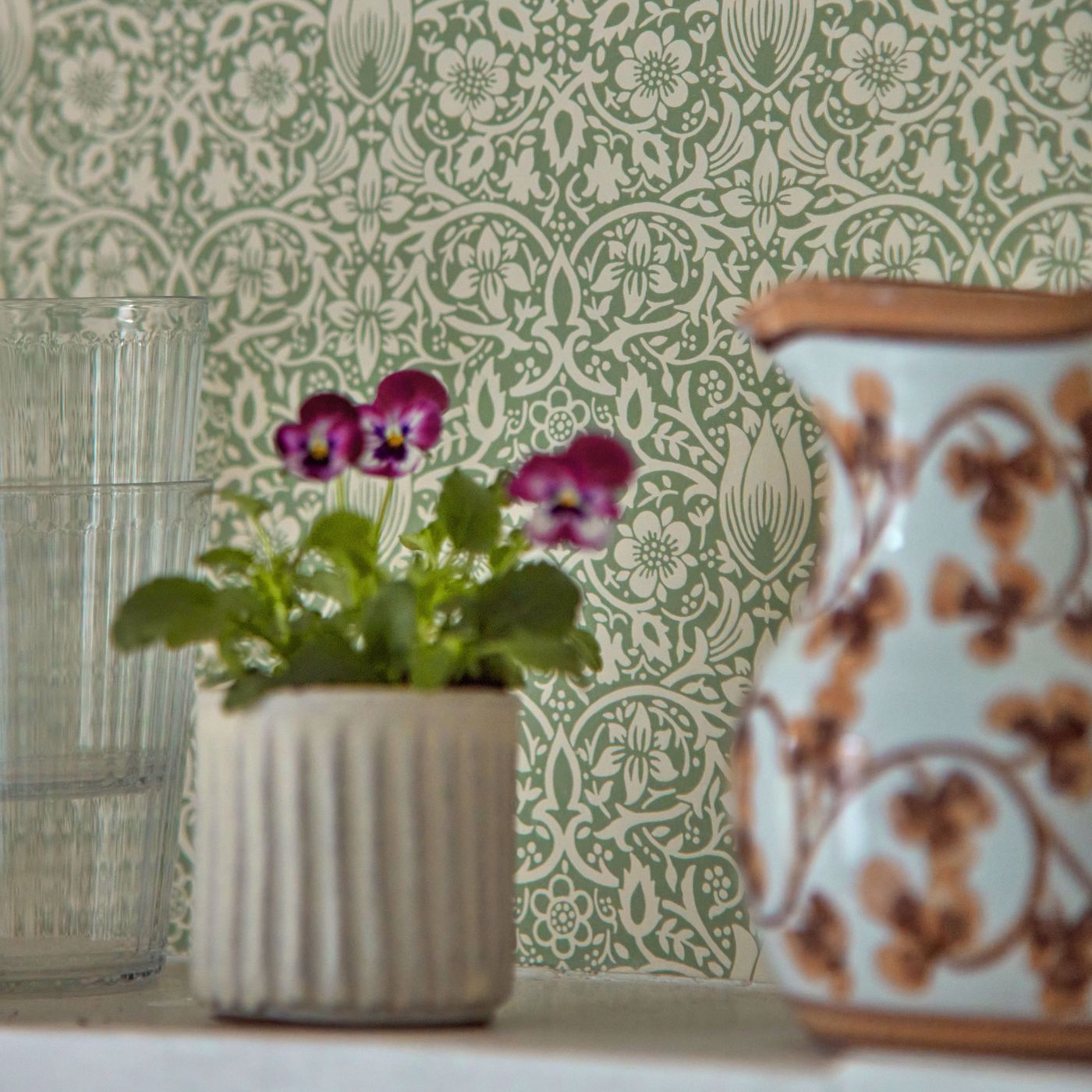 Borage Wallpaper - Leafy Arbour - 217198 - Morris & Co - Premier Wallcovering