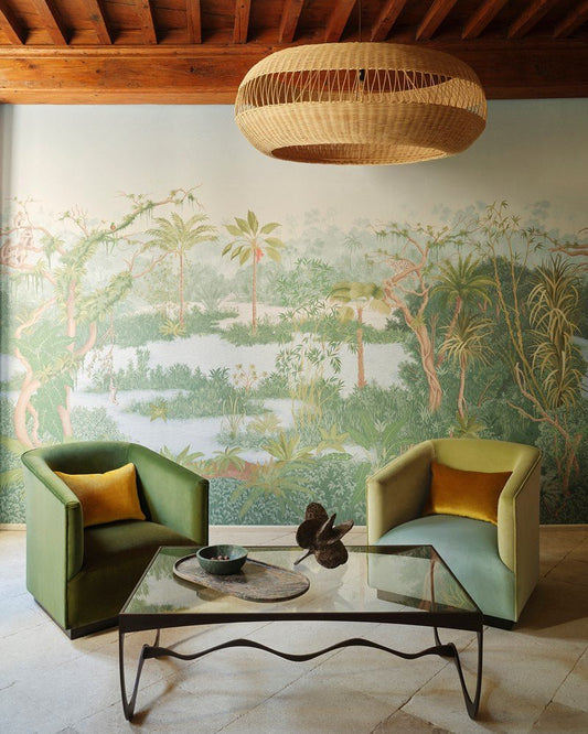 Borneo Wallpaper - Printemps - Manuel Canovas - 03126-01 - Premier Wallcovering