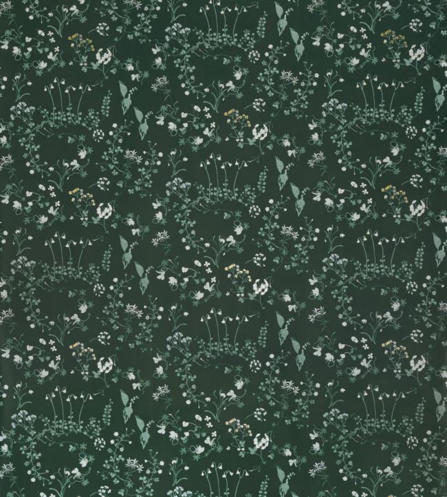 Botanica Wallpaper - Woodland Green - BG2400201 - Barneby Gates - Premier Wallcovering