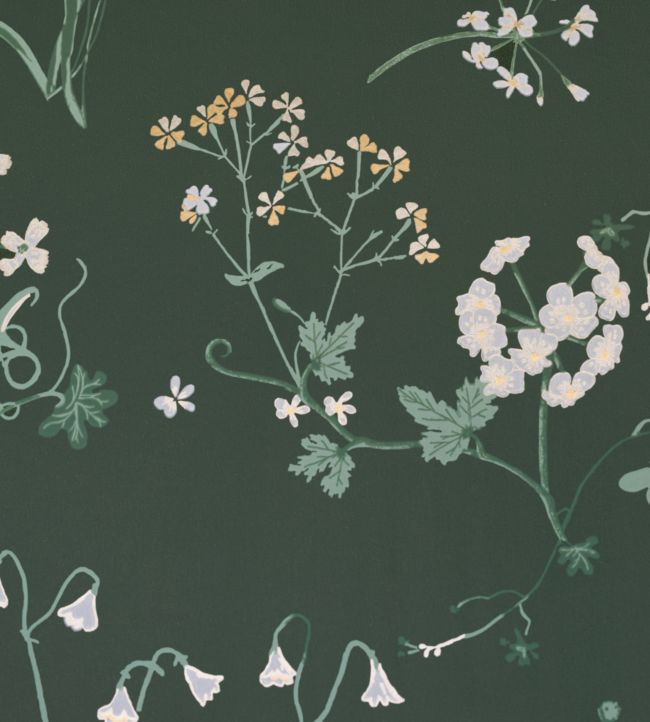 Botanica Wallpaper - Woodland Green - BG2400201 - Barneby Gates - Premier Wallcovering