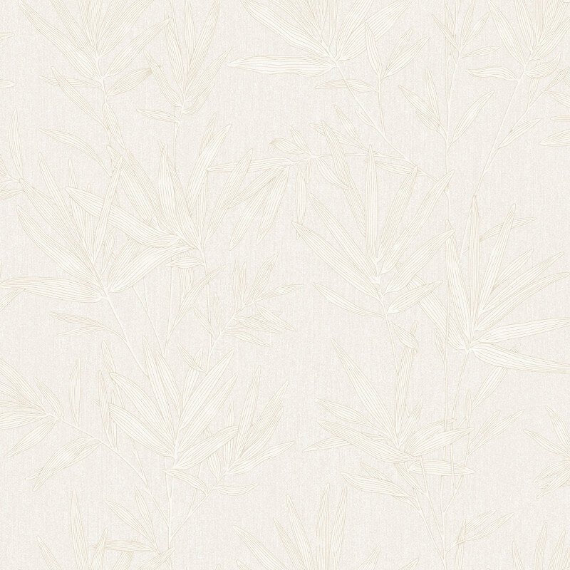 Botanical Leaves Wallpaper - Stone - SK Filson - FI2201 - Premier Wallcovering