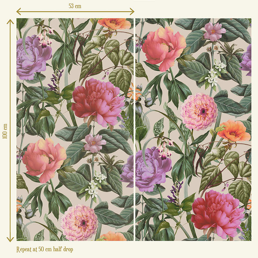 Botanicus Wallpaper - Cream - Holden Décor - 99427 - Premier Wallcovering