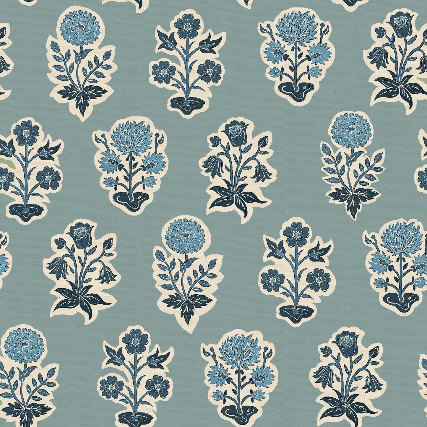 Botany Wallpaper - Cerulean - Wear The Walls - BOCB8076U52 - Premier Wallcovering