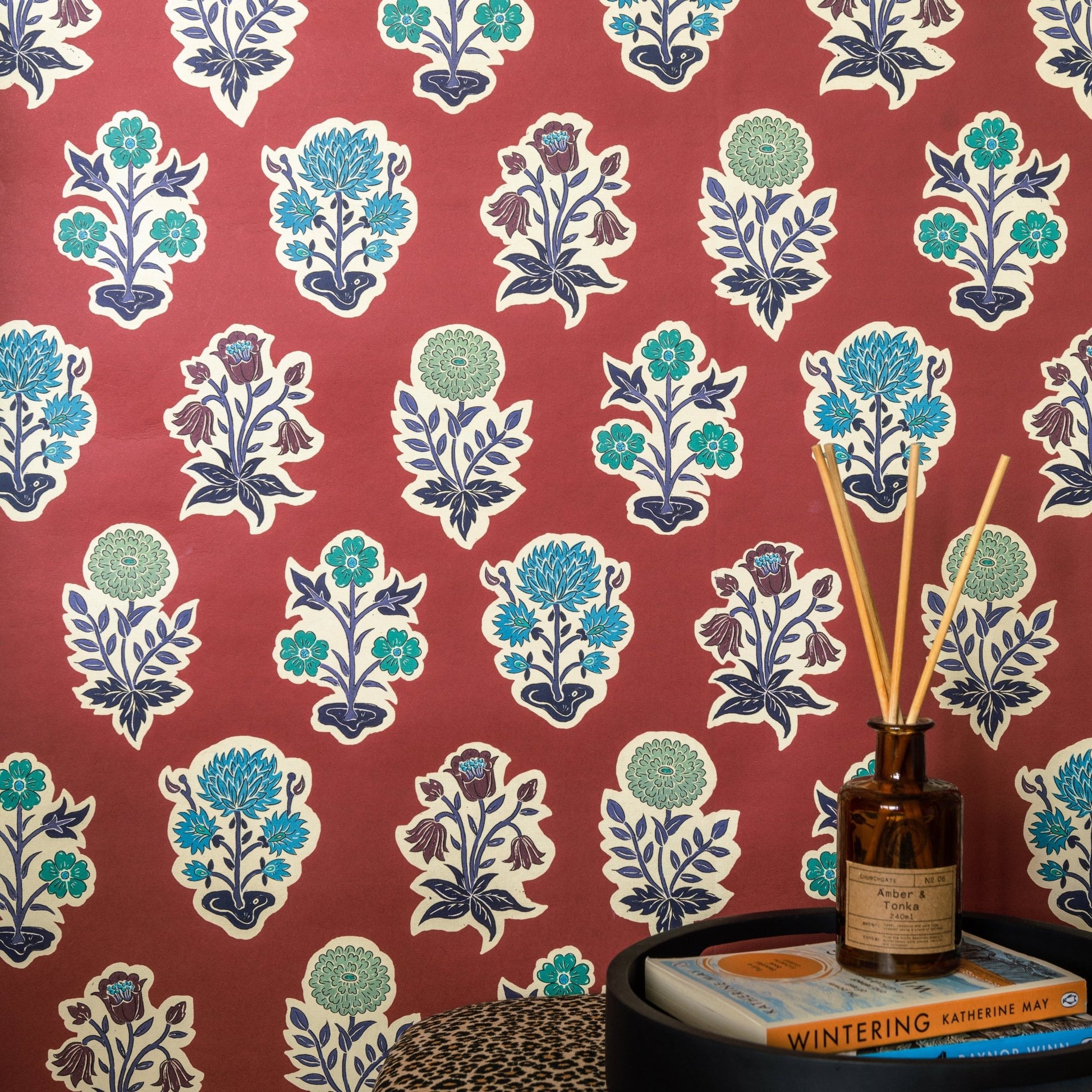 Botany Wallpaper - Terracotta - Wear The Walls - BOTR8076U52 - Premier Wallcovering