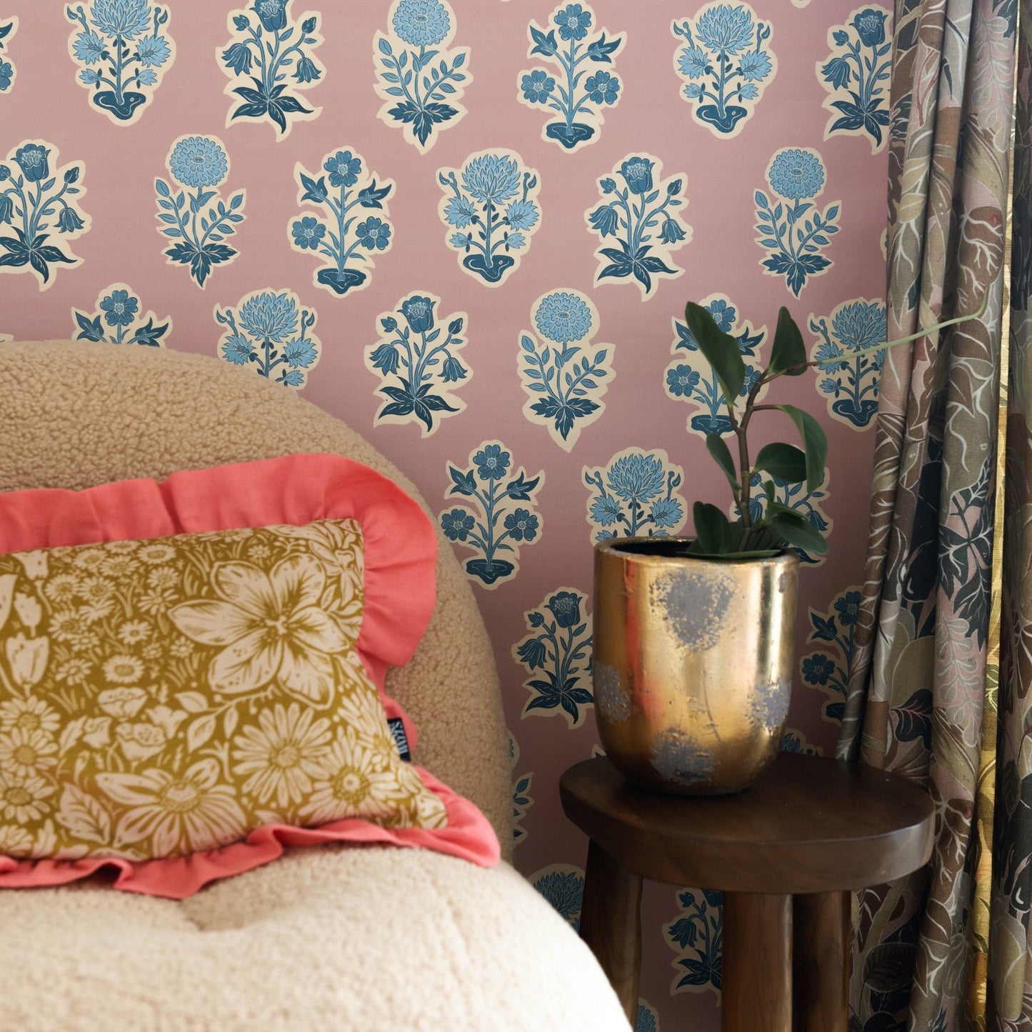 Botany Wallpaper - Dusty Pink - Wear The Walls - BODP8076U52 - Premier Wallcovering