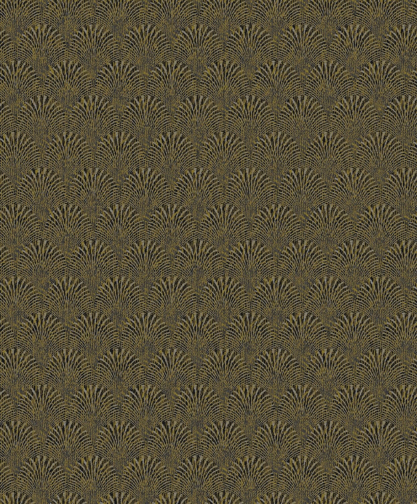Boutique Fan Wallpaper - Gold - Galerie - F - AF7004 - Premier Wallcovering