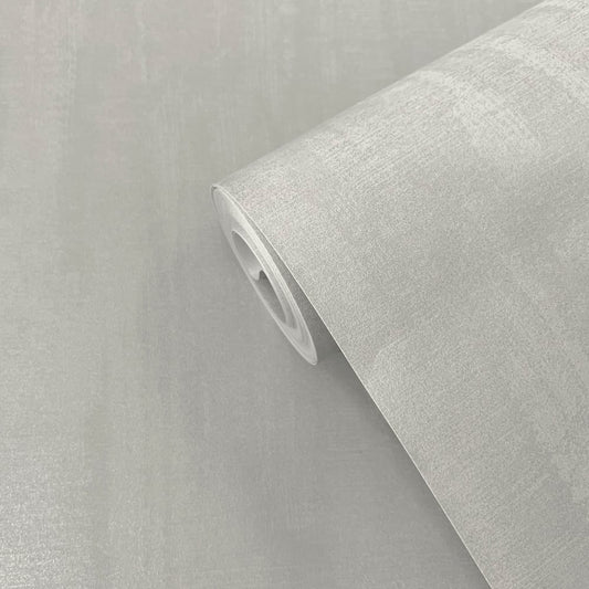 Boutique Tonal Plain Wallpaper - Silver Grey - Galerie - SP-SC5002 - Premier Wallcovering