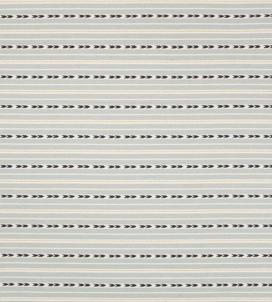 Bow And Arrow Fabric - Aqua - Christopher Farr Cloth - CF101 - 02 - Premier Wallcovering