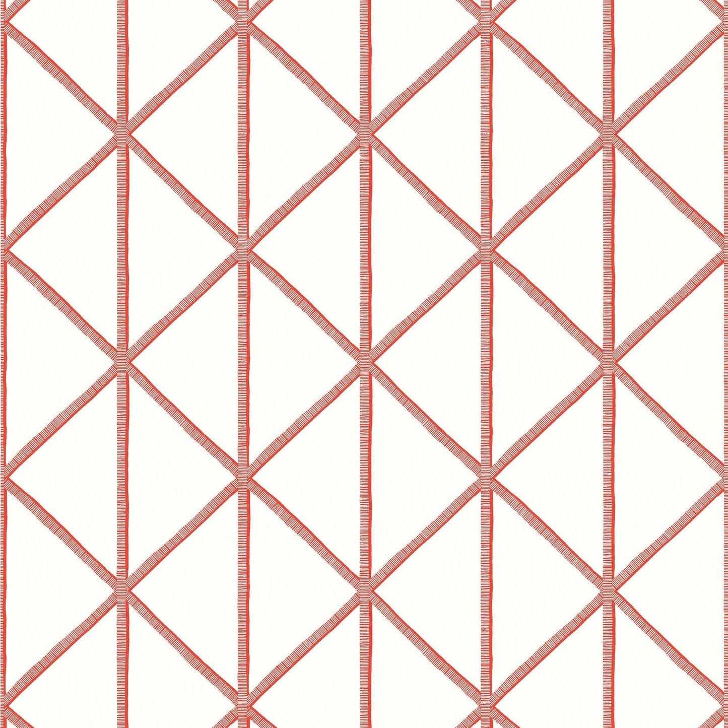 Box Kite Wallpaper - Coral - Thibaut - T10137 - Premier Wallcovering