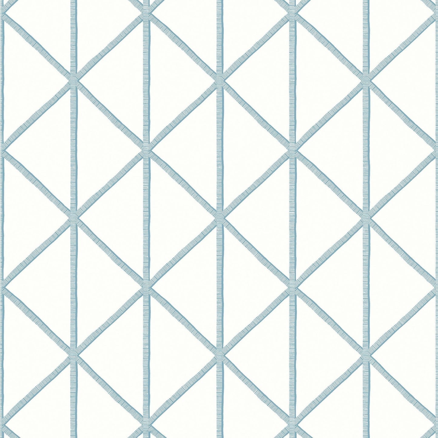 Box Kite Wallpaper - Spa Blue - Thibaut - T10133 - Premier Wallcovering