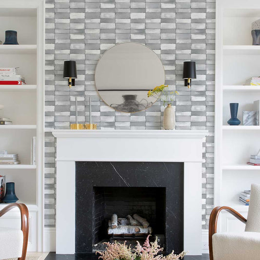 Braden Wallpaper - Silver Grey - A Street Prints - FD26644 - Premier Wallcovering