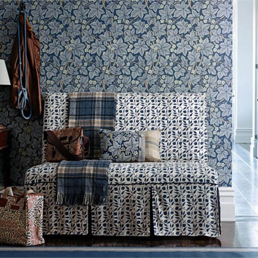 Bramble Wallpaper - Indigo - Morris & Co - 216811 - Premier Wallcovering