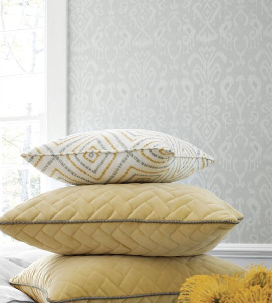 Bravado Ikat Wallpaper - Tobacco - Thibaut - T10050 - Premier Wallcovering