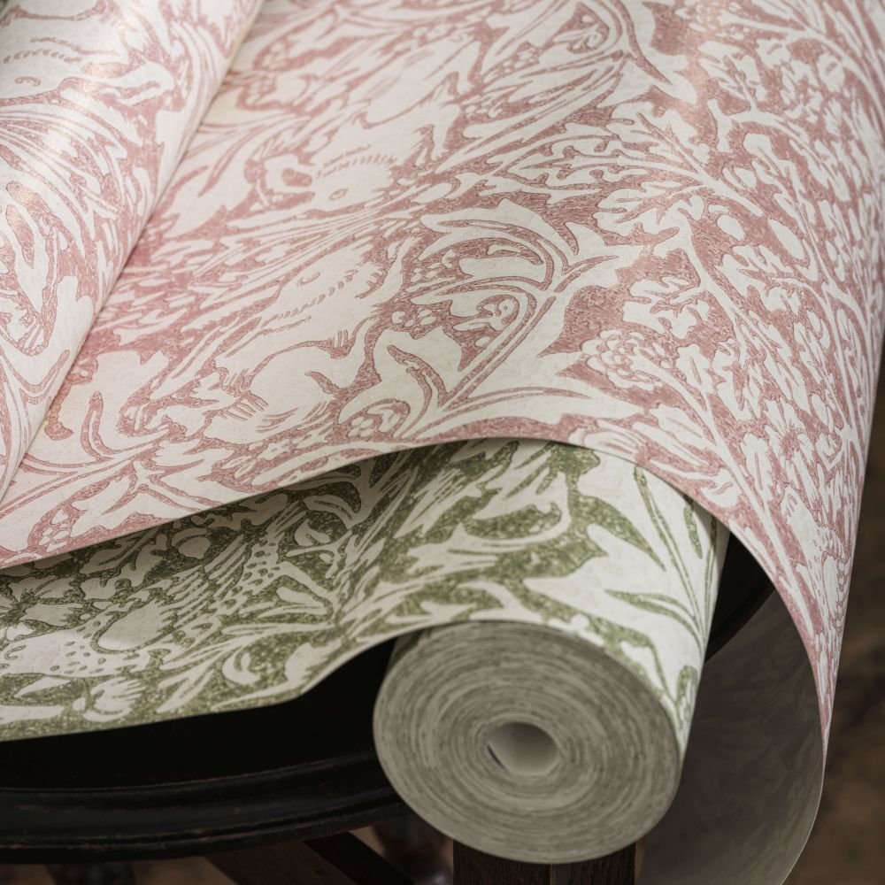 Brer Rabbit Wallpaper - Blush - 217388 - Morris Wallpaper WD - Premier Wallcovering