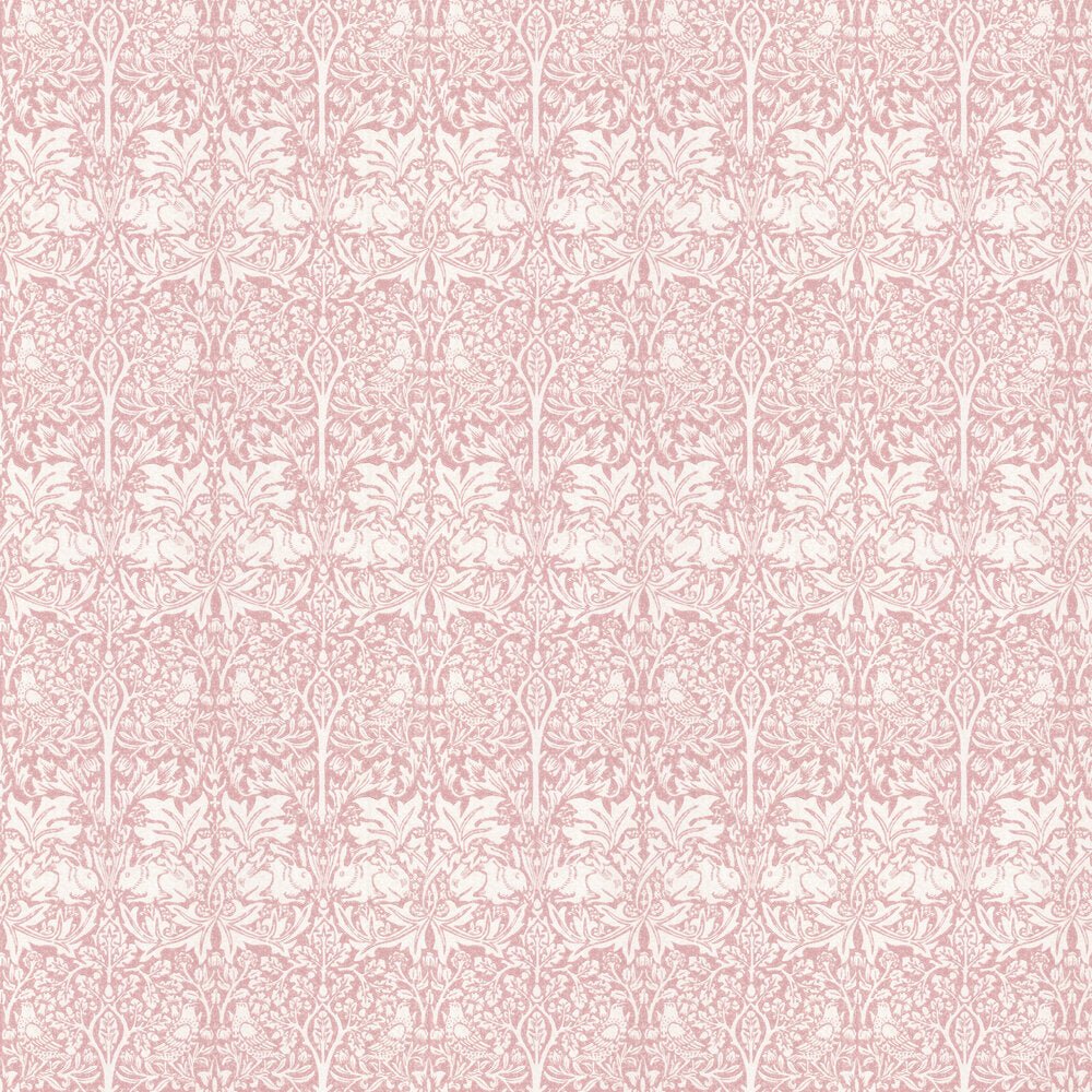 Brer Rabbit Wallpaper - Blush - 217388 - Morris Wallpaper WD - Premier Wallcovering