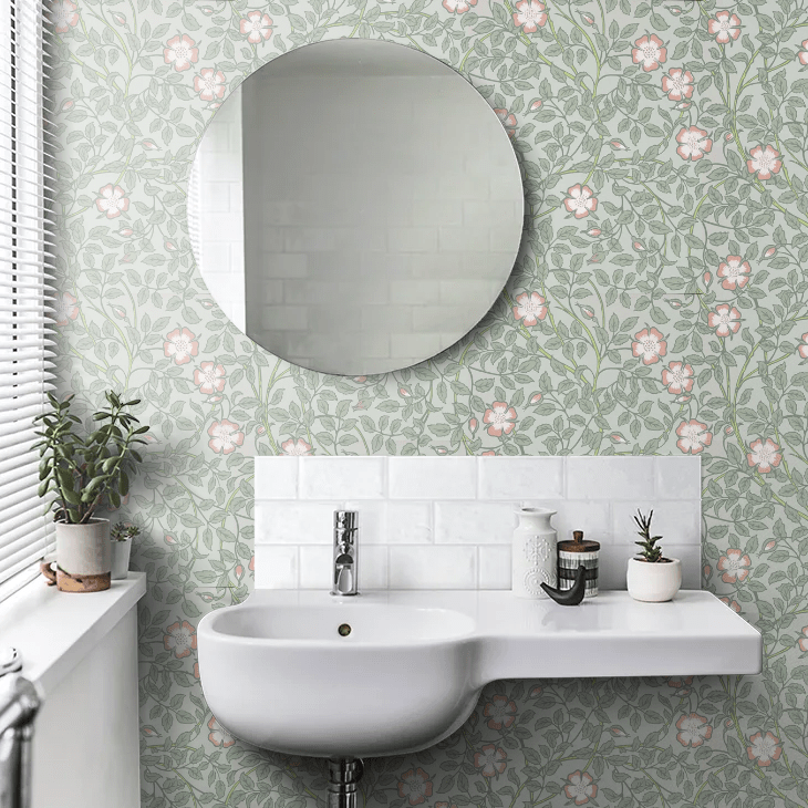 Briar Rose Wallpaper - Salix - Little Greene - 0263BRSALIX - Premier Wallcovering