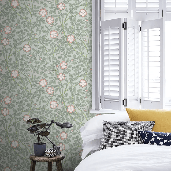Briar Rose Wallpaper - Salix - Little Greene - 0263BRSALIX - Premier Wallcovering