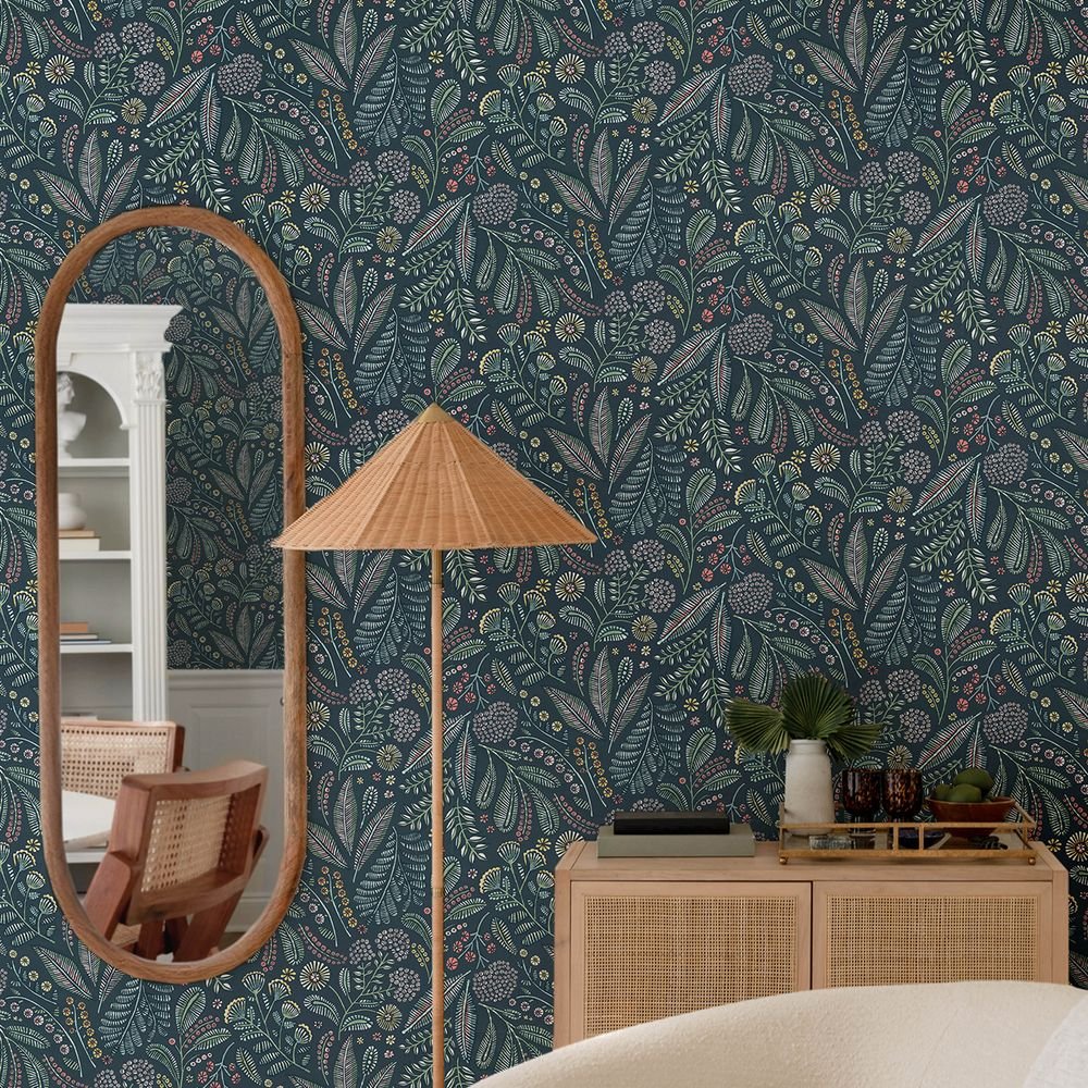 Briar Wallpaper - Blue / Teal - A Street Prints - FD27295 - Premier Wallcovering